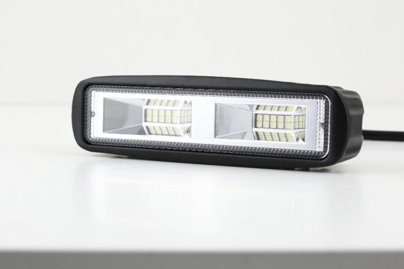 6.3 Inch 60W Mini LED Work Light Bar Signal Row for off Road Trucks 4WD 4X4 Driving Fog Lamp Flood Beam Fog Lamp 12V 14V