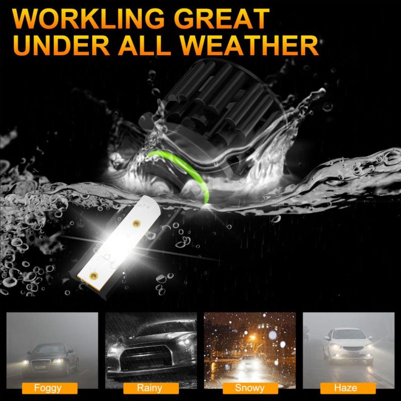 Powerful Super Bright LED LED Headlight Z3 9006 Hb4 Auto Lamp Car Automobiles LED Head Lamp 12V 45W 6000K White Light 30000 Hours