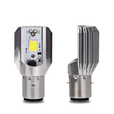 LED Motorcycle Light Scooter Bulb H6 Ba20d 6000K Light