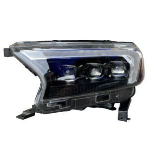 Newly Car LED Front Lamp Triple Proyector Lens with Indicator for Ford Ranger T6 T7 and Raptor
