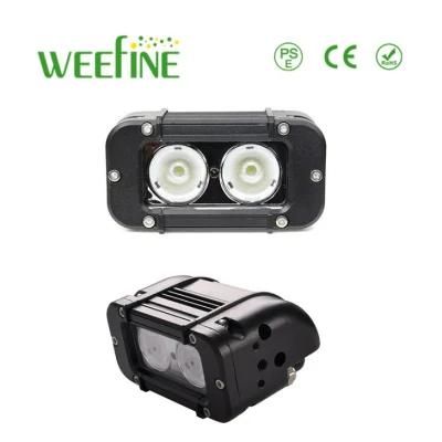 Square Car LED Headlights Halo Ring Angle Eye LED H4 Driving Light for Car Jeep 5X7 7 Inch LED Headlight