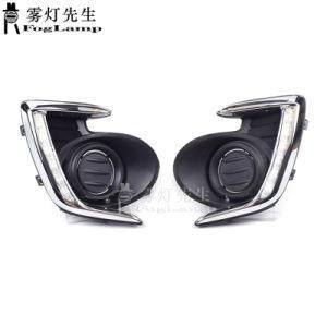 2X Auto Turn Signal Fog Lamp DRL LED Daytime Running Light Rightleft for Mitsubishi Attrage Mirage G4 2012 2013 2014 2015