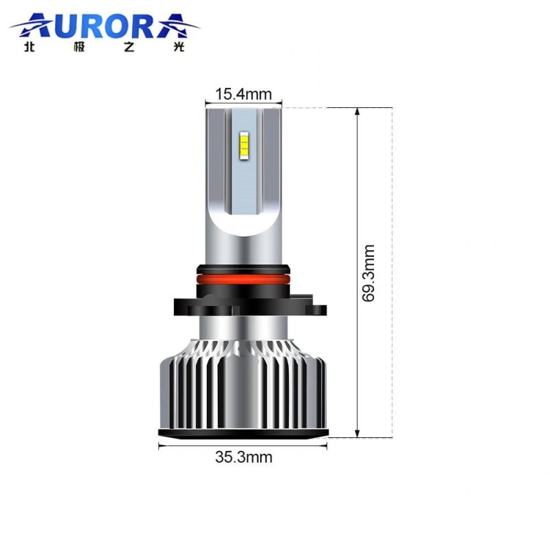 New Model 58W 15000lm Fan Design Auto Headlight Bulb LED Motorcycle Headlight