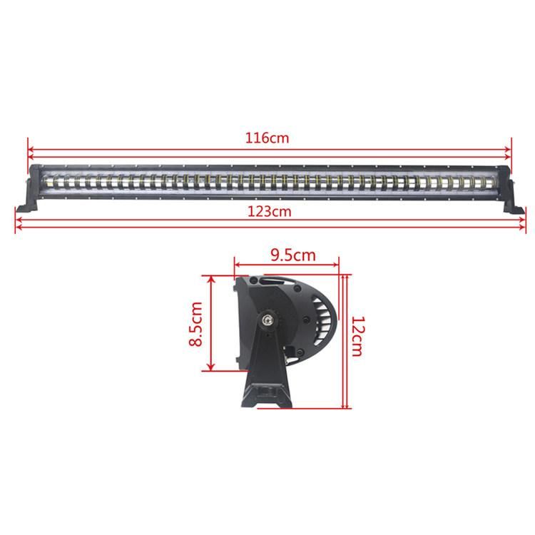 210W IP 67 Spot Beam 4*4 Light Bar Unique Single Rows LED Light Bar Offroad