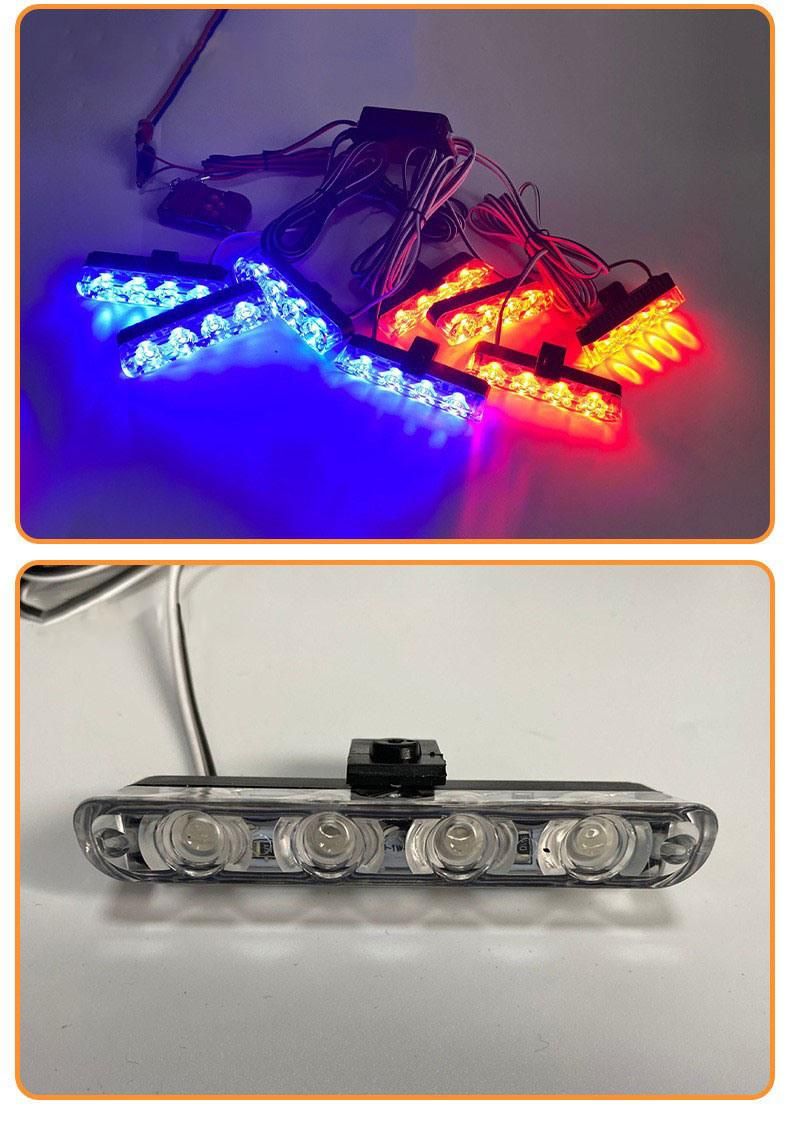32W Flashing Warning Lights for Engineering Vehicle Rescue Sprinkler Wrecker with Remote Control