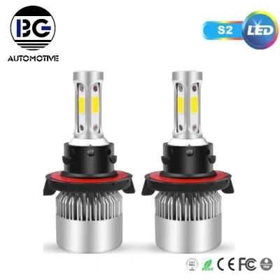 Auto LED Headlights 8000lm H4 LED Car Headlight Bulbs H7 Brightest LED Car Bulb H1 H3 Car Lamp Fan H13 LED Light Bulbs