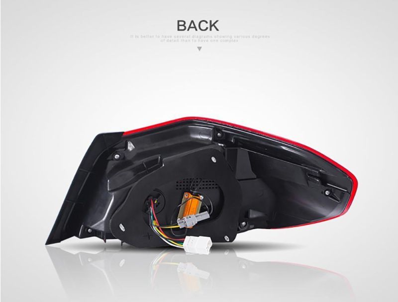 Car Tail Light for Wrx Taillight 2013-up Full LED