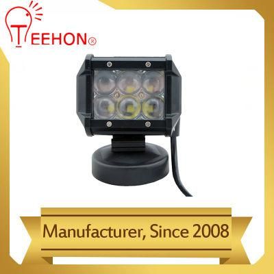 18W 4D Work LED Offroad Driving Light Bar Light