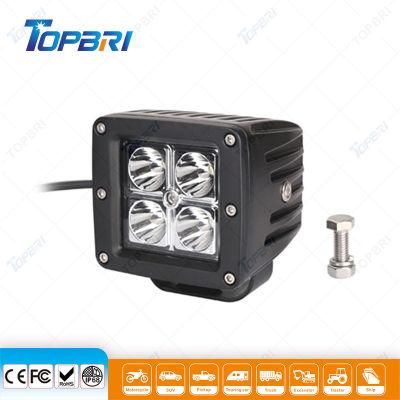 Shockproof 3inch Truck Boat Marine Mini 12W LED Driving Light