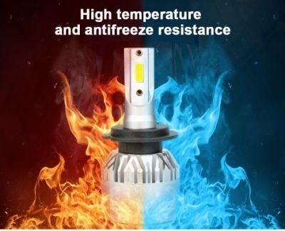 Auto S2 Car Headlight Bulbs 72W 8000lm Turbo Car Accessories 6500K 4300K 8000K