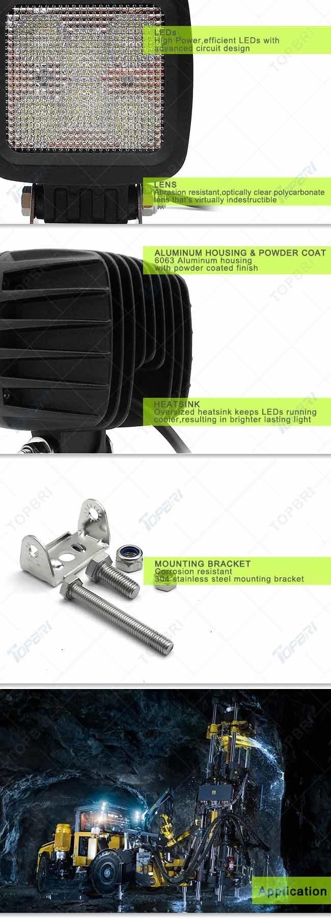 Auto Spare Parts Square 30W CREE LED Car Light