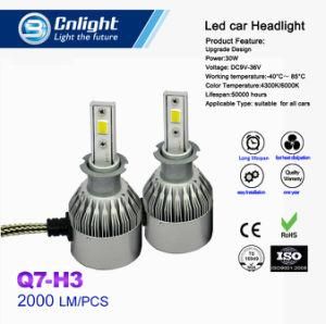 Cnlight Q7-H3 COB Cheap Powerful 4300K/6000K LED Car Head Lamp