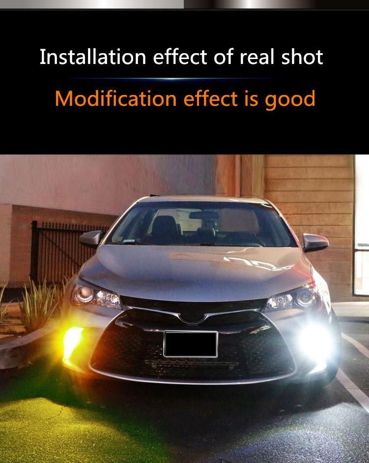 Auto Parts LED Waterproof IP65 30W 6000lm 6500K 2300K S5 Dual Color LED Headlight H7
