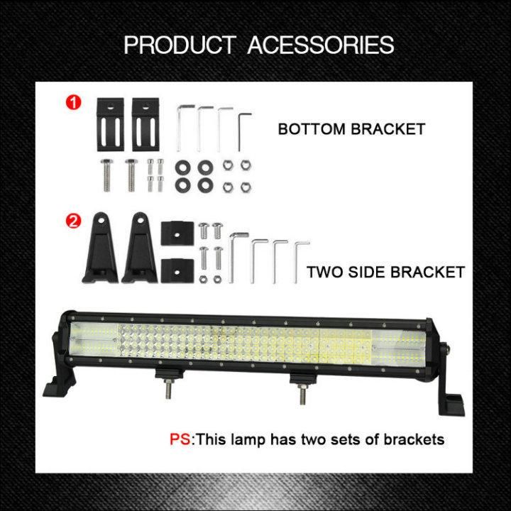Super Bright 8d Reflector Waterproof IP68 468W 20inch CREE Four Rows Wholesale LED Light Bar
