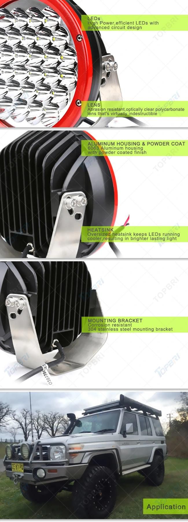 Auto Offroad LED Waterproof 9inch 225W CREE Truck Tractor Headlights