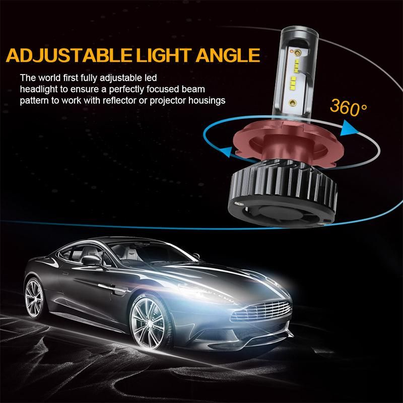 Auto Lighting System 9005 9007 LED Car Light Bulb Canbus Error H7 LED Lights H4 F2 LED Headlight