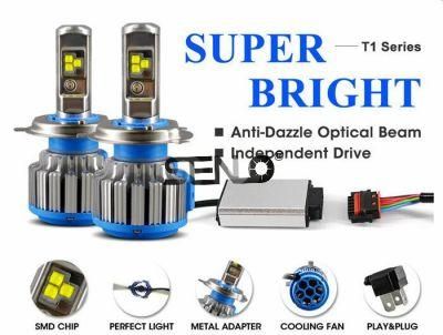 T1 LED Headlight Lightingamp Bulb H4 H7 9005 9006 H8 H11 Car LED Auto Lights Styling Easy Install LED Car Light