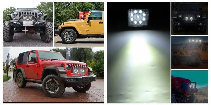 Spot Flood Square LED Cube Work Auto Lamps Hunting Trucks Jeep Bulldozer Boat Mining LED Auto Lamp