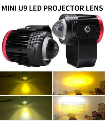 U9 Factory Wholesale Projector Lens for Motorcycle LED Projector Lens LED Motorcycle Light for Motor
