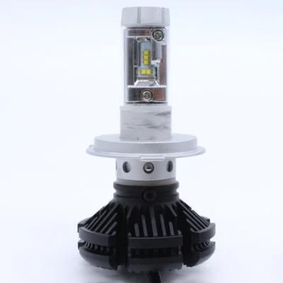 Car Accessories Fanless 50W 6000lm X3 LED Headlights H11 Hb3 Hb4 9005 9006 202 H4 H13 9004 9007 H7