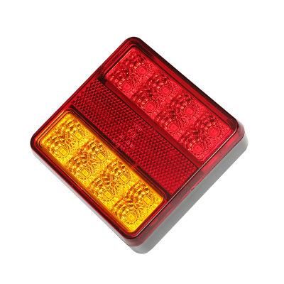 100*100mm Universal Surface Mount LED Turn Brake Indicator Lamp 12V