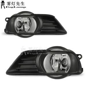 Fog Lights for Toyota Camry Xv40 2007 2008 2009 Pre-Facelift LED Fog Light Foglights Headlight Chrome Fog Lamp Cover Grill Bezel