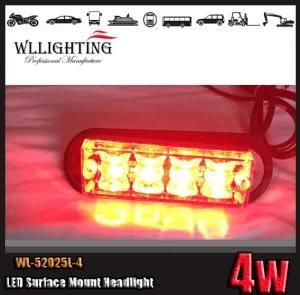 Red Surface Mounting Grille Head Light