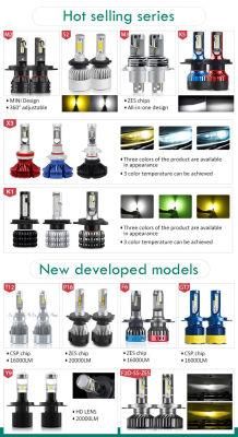 LED Headlight Super Bright Car Lamp C6 Auto Headlight