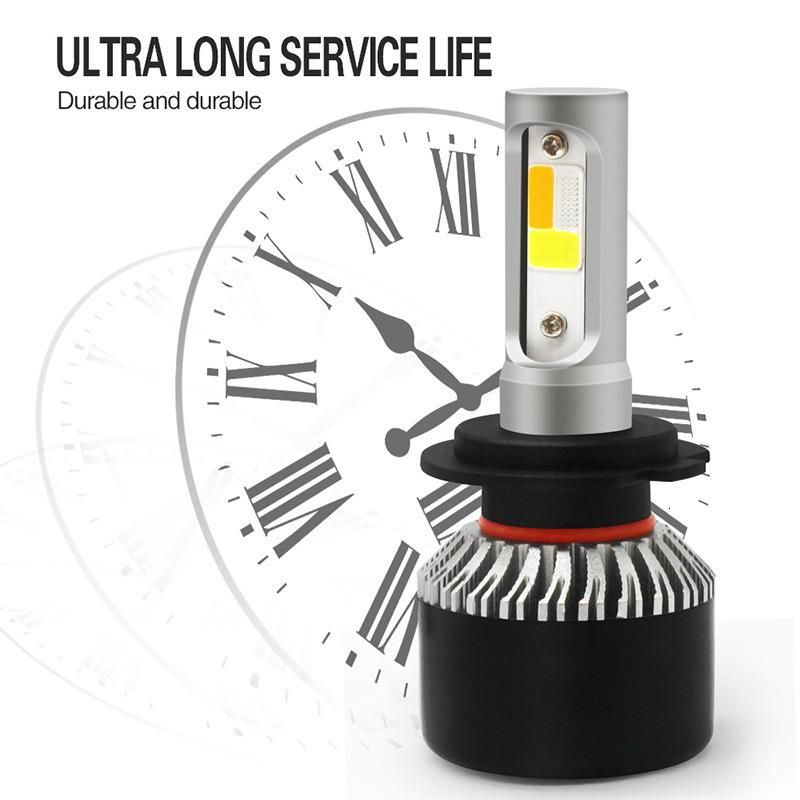 RGB 72W S2 Car LED Headlight Bulbs H1 H7 H8 H9 H11 9005hb3 9006hb4 Hi/Lo H4 Hb2 9012 Car Styling Auto Fog Light 12V
