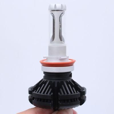 Top Quality Zes Chips 50W Fanless 6000lm Super Bright 360 H11 X3 LED Headlight
