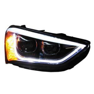 Car Lights Auto Parts Projector Lens Headlight for 2013 Santa Fe IX45