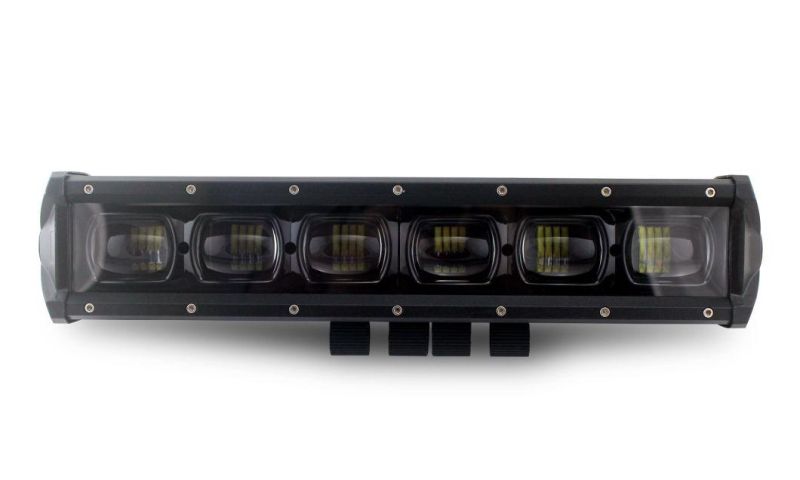 LED Light Bar 6D 240W 10W Each Convex Lens CREE LED Single Row Projector Offroad Driving Bar Light for Motorcycle SUV Truck
