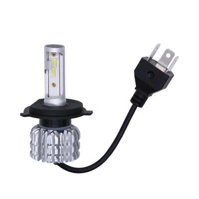 Fanless S1 K1 LED H4 Hb2 Headlight High&Low Auto Light