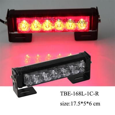 Auto Red LED Surface Mount Warning Light Bars (TBE-168L-1C-R)
