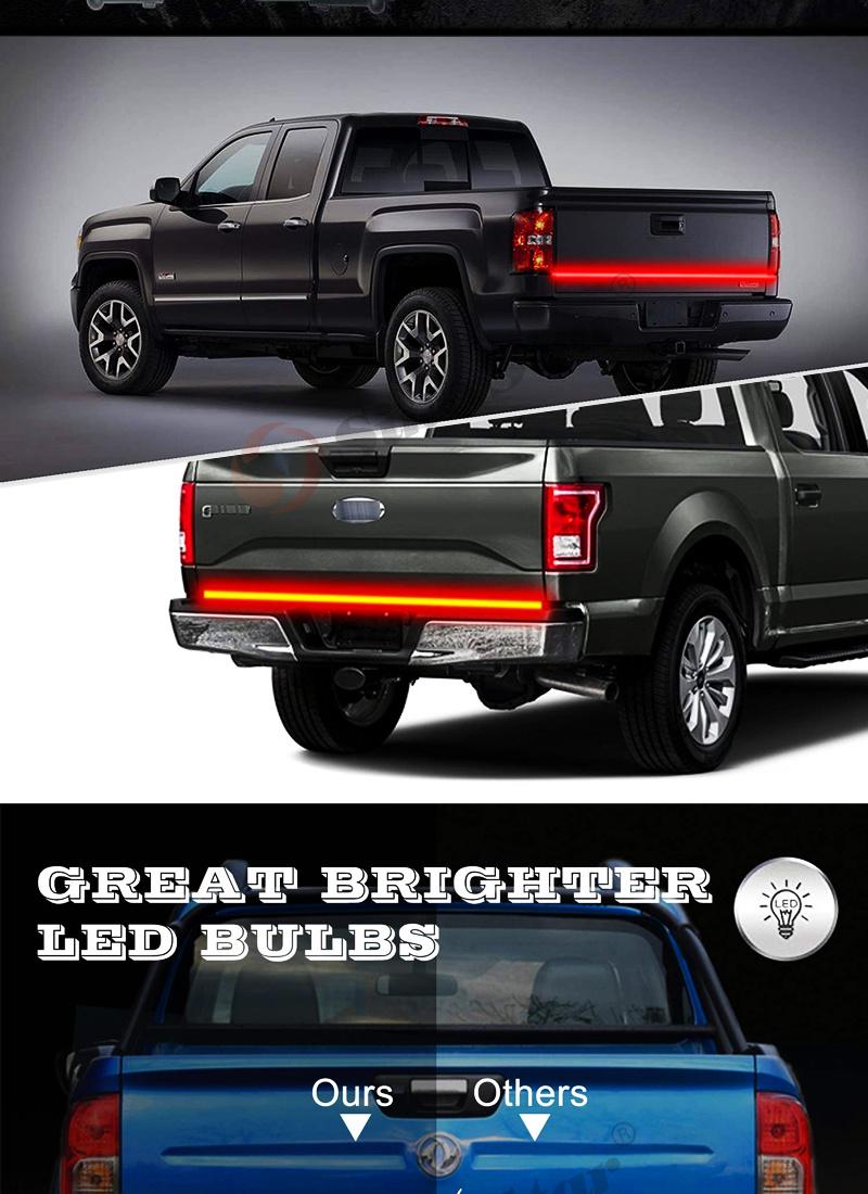 Sw71246020 60" 624LED Car LED Tailgate Light LED Truck Bar Red Running Turn Signal Brake Reverse Backup Tail Light Strip