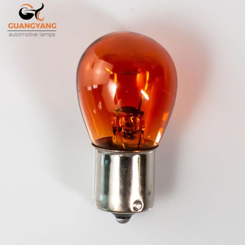 Factory S25 P21W P21/5W 12V 21/5W Amber Car Brake Light Auto Bulb