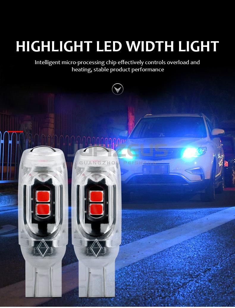 High Brightness Width Light Bulb 194 W5w Canbus 5SMD 3030 T10 Car LED Lamp