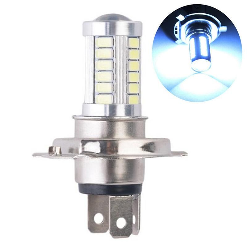 H4 33SMD LED Motorcycle Headlight Bulbs 800lm 6500K LED Moto Motorbike Daytime Running Light Car Lights Auto Lamps