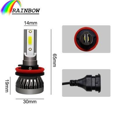 2021 New Design High Power LED Canbus H7 H4 H11 LED Headlight Bulbs for All Car