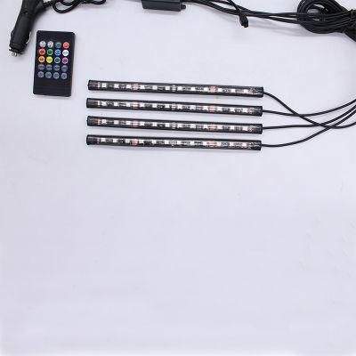 Auto Lighting System 36LED LED Car Lamp 48LED LED Strip 5050 Chip 12V Car Interior Atmosphere Light