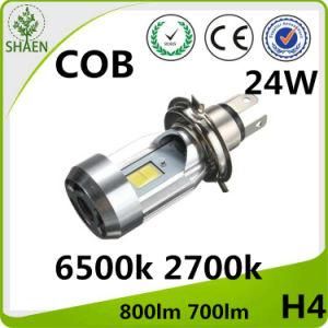 M4 H4 24W COB Motorcycle LED Car Light 6500K 2700K