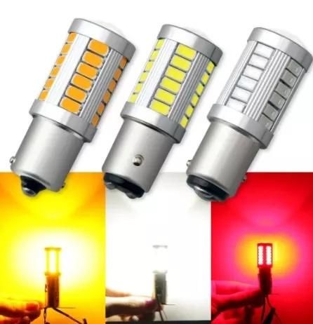 Unjoyliod LED 33SMD S25 P21W Ba15s 1156 5730 5630 LEDs Auto Parking Tail Light Bulbs Car LED Factory