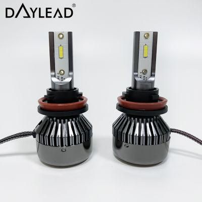 2022 Newest Aluminum Car H4 LED Headlight Bulb H7 H11 9005 High Lumen Auto LED Headlights