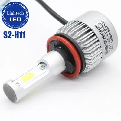 Canbus LED S2 COB 8000lumen Auto Bombillos Headlight