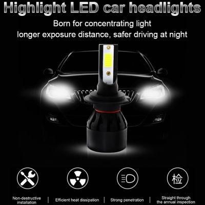 Cheap LED Lights Wholesale Auto Faros H13&#160; Waterproof Lamp H1 H3 H11 9005 9006 H7 C6 H4 Car LED Headlight