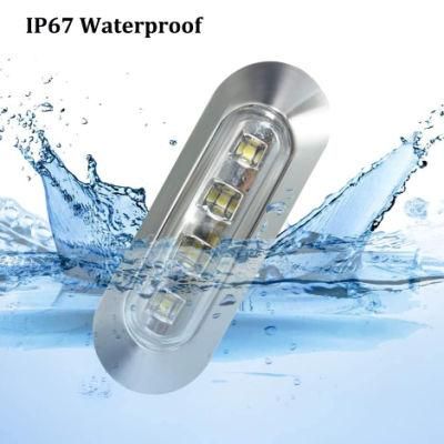 3.8&prime;&prime; 12V 24V Waterproof Boat Marine LED Lights Courtesy Interior Deck Light