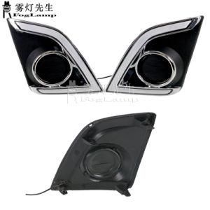 for Isuzu D-Max 2016 2017 LED DRL Daytime Running Light Fog Lights Driving Lamp with Turn Signal