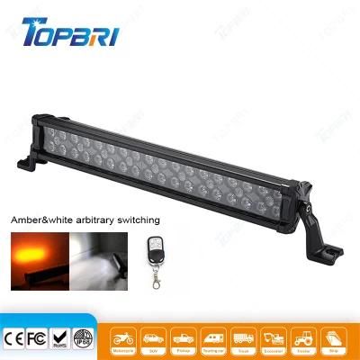 Flashing 14inch 72watt CREE Amber White LED Auto Light Bar