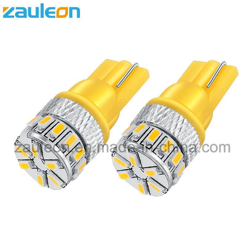 T10 Wedge W5w Yellow LED Car Light Bulbs