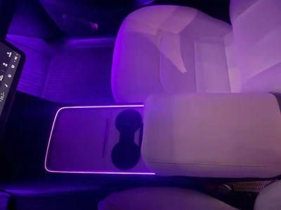 Car Styling Cold Light Ambiance Lamp Line Auto Lights LED RGB Neon Interior Atmosphere Light Strip Tesla Multicolor Atmosphere Lamp